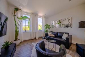 Aurora Schaar 1, 120qm, WiFi, Maisonette, Modern,2 Schlafzimmer, 1 Wohnzimmer