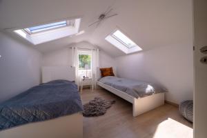 Aurora Schaar 1, 120qm, WiFi, Maisonette, Modern,2 Schlafzimmer, 1 Wohnzimmer