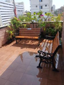 Rooftop Rendezvous - Artsy Terrace Garden Retreat