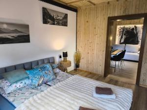 Jama Niedźwiedzia z widokiem na Giewont