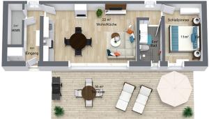 Anna Whg1 Brinkmannhaus 4-Sterne - praktisch fast am Strand, Terrasse, Grill