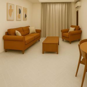 Spacious 3-Bedroom Family Chalet with Living Room in Port Said