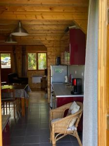 Chalet bois au calme, en lisière de forêt, balcons, sentiers balades Gérardmer & Alsace "Chalet Mon beau sapin"