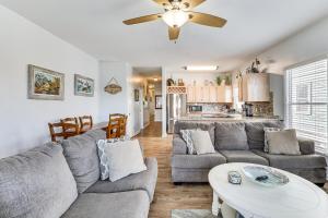 Carolina Beach Condo with Deck Steps to Shore!