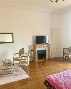 B&B / Chambres d'hotes Chateau de Puycharnaud : Chambre Lit King-Size Deluxe