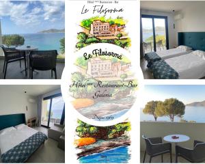 Hotels Hotel Restaurant Le Filosorma : Chambre Double - Vue sur Mer