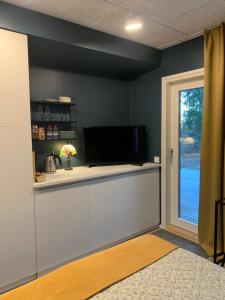 Room with sauna and jacuzzi