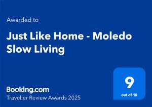 Just Like Home - Moledo Slow Living