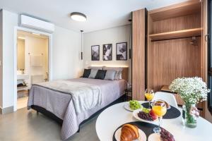BHaus Moema Dstay | Studio Deluxe | 2o andar | Academia | Coworking | Lavanderia | Próximo ao Shopping Ibirapuera e Metrô | Sem vaga de Garagem | ds28