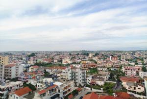Panoramic view rooftop apartment