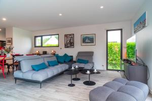 Maisons de vacances Ti Marsouin - Jolie maison avec exterieur : photos des chambres