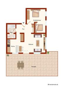 Ferienwohnung Kuschelhexe mit großer Terrasse