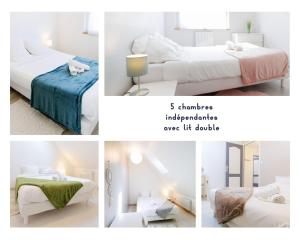 Appartement complet équipé Idéal groupe PROfamille10 pers5 chbMon Groom