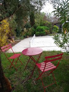 B&B / Chambres d'hotes Maison familiale entouree de verdure pres d-Arcachon, plages et Golfs : photos des chambres