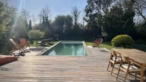 Villas Kercolette, maison avec piscine non chauffee proche des plages : photos des chambres