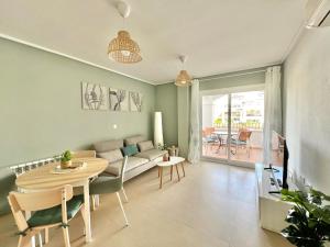 Charming apartment with a pool and golf view