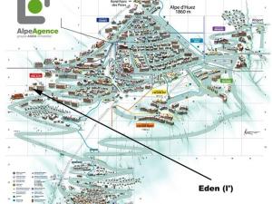 Charmant 2 pièces 6 pers avec balcon sud, proche télé-siège et commerces à lAlpe dHuez - FR-1-405-3