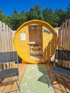 Glamping Pod im Wald