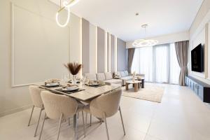 Luxury Canal Front with Burj Khalifa Skyline View