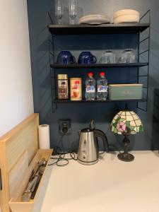 Room with sauna and jacuzzi