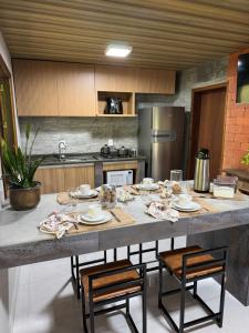 Encantador Chalé em meio a Natureza para 4 pessoas