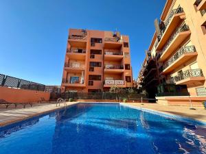 Majorelle Apartment 1- Bedroom 1-Terrace Centre