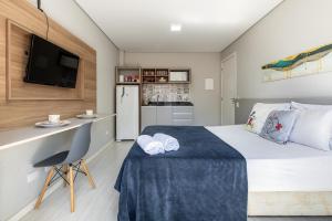 3-Studio lindamente decorado! Ideal para casal!!!