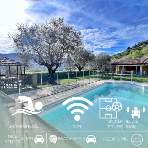 Villa dans la vallée des merveille piscine et soccer