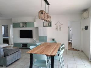 villa near ocean with swimming pool