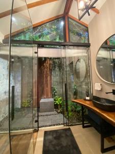 Cabaña Lembos Jacuzzi con vista al cielo