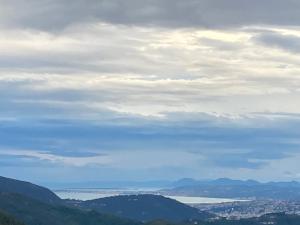 Bastide Peille village panoramic view and garden