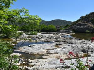 Maisons de vacances Lovely house with grass garden shared swimmingpool next to the river Ard che : photos des chambres
