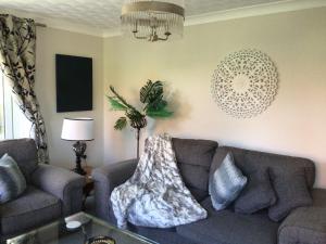 Stunning Fir Trees Corner 3 bedroom detached Executive house with free drive way parking for 2 vehicles 1 mile from M5 dogs welcome