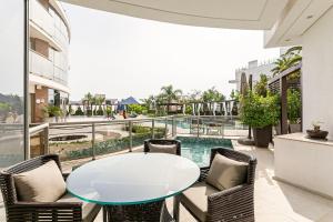 350m da Praia de Jurerê | Piscina #JA36