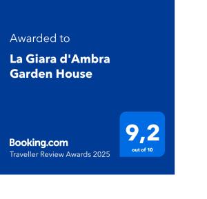 La Giara dAmbra Garden House