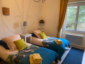 Maisons de vacances Gites in Mas Uzes zwembad en grote tuin : photos des chambres