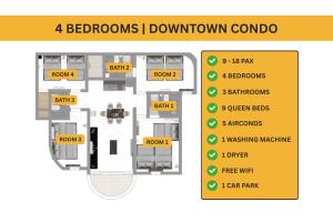 Downtown Condo KL City - 18 pax