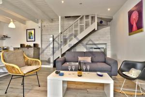 Maisons de vacances LocaLise - M5 - Maison de vacances sur le port de Lechiagat - terrasse entierement close - Wifi inclus - Draps inclus - Animaux bienvenus : photos des chambres