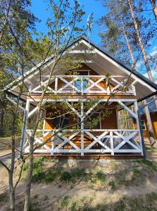 Leśny Domek Rotembark z prywatnym jacuzzi