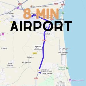 Apartamento moderno con piscina comunitaria cerca del aeropuerto