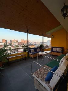 Cozy big apartment with balcony