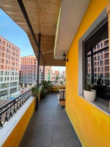 Cozy big apartment with balcony