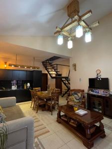 Cozy big apartment with balcony