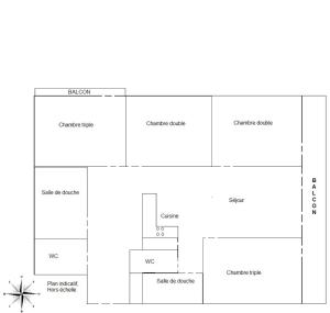 Résidence Lou Baitandys - Plein centre, skis aux pieds, vue dégagée sur pistes MAE-0851