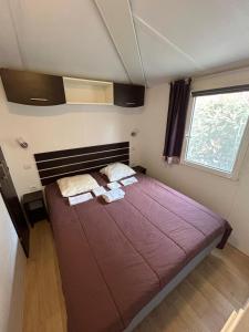 Campings Mobile-home aux Cigales Le Muy 4-6 Personnes,Exterieur XXL pergola ,veranda salon jardin : photos des chambres