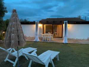 Villa mit Gartenblick