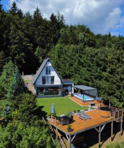 Panoramic View Cottage Heated Pool, Swimspa & Sauna