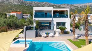 Seaview Villa Stanka with Pool and attached Jacuzzi