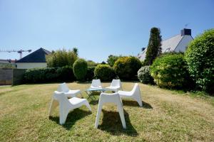 Appartements Le cottage bleu - 400 m de la mer - parking : photos des chambres
