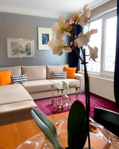 A million dollar view of the Bosporus and balcony